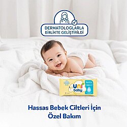 Uni Baby Sensitive Islak Mendil 90'lı Paket - Uni Baby (1)