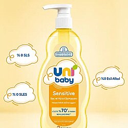 Uni Baby Sensitive Saç Ve Vücut Şampuanı 500 ml - Uni Baby (1)