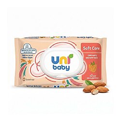 Uni Baby Soft Care Organik Badem Yağlı Islak Mendil 90’lı Paket - Uni Baby
