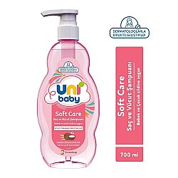 Uni Baby Soft Care Hindistan Cevizi Yağlı Saç ve Vücut Şampuanı 700ml - Uni Baby