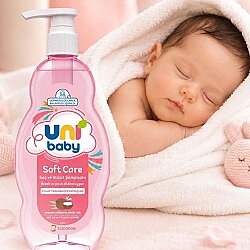 Uni Baby Soft Care Hindistan Cevizi Yağlı Saç ve Vücut Şampuanı 700ml - Uni Baby (1)