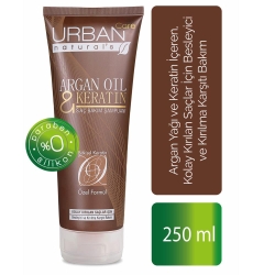 Urban Care Argan Oil & Keratin Shampoo Besleyici ve Kırılma Karşıtı Saç Bakım Şampuanı 250 ml - Urban Care