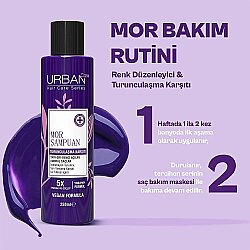 Urban Care Turunculaşma Karşıtı Mor Saç Bakım Şampuanı 250 ml - 3