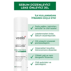 Veela Akneye Yönelik Ciltler için Sebum Düzenleyici Yüz Temizleme Jeli - 2