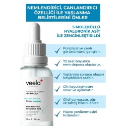 Veela Hyaluronic Asit ile Zenginleştirilmiş Nemlendirici Serum - 2