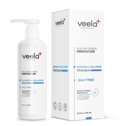 Veela Yıpranmış Saçlar için Kolajen ve Keratin Bakım Şampuanı