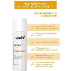 Veela Yüksek Koruma Faktörlü Matlaştırıcı Güneş Kremi 50+ Spf 50 ml - 3