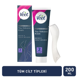 Veet Professional Tüy Dökücü Krem Tüm Cilt Tipleri İçin 200 ml. - Veet