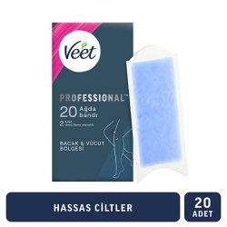 Veet Profesyonel Ağda Bandı Hassas Ciltler 20'li - Veet