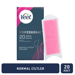 Veet Profesyonel Ağda Bandı Normal Ciltler 20'li - Veet