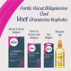 Veet Profesyonel Ağda Bandı Normal Ciltler 20'li - 6