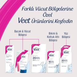 Veet Pure Tüy Dökücü Krem Hassas Ciltler 200 ml - 7