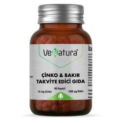 VeNatura Çinko & Bakır Takviye Edici Gıda 60 Kapsül - VeNatura (1)