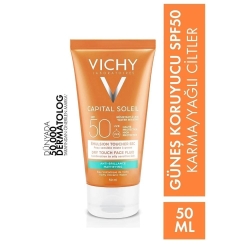 Vichy Capital Ideal Soleil Parlama Karşıtı Yüksek Korumalı Güneş Kremi SPF50 50ml - Vichy