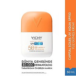 Vichy Capital Soleil UV Aqua Spf50 Yüz Güneş Kremi 50 ml - Vichy