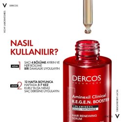 Vichy Dercos Aminexil Clinical R.E.G.E.N. Saç Dökülmesine Karşı Güçlendirici Serum 90ml - 4