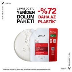 Vichy Dercos Energising Saç Dökülmesine Karşı Şampuan 400ml - Refill - 2