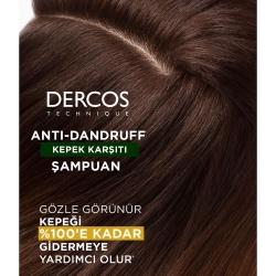 Vichy Dercos Anti-Dandruff DS Kepek Karşıtı Kuru Saçlar için Şampuan 390ml - 5