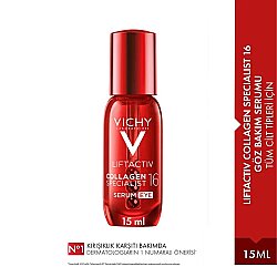 Vichy Liftactiv Collagen Specialist 16 Tüm Cilt Tipleri İçin Göz Çevresi Serumu 15 ml - Vichy