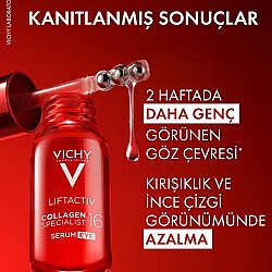 Vichy Liftactiv Collagen Specialist 16 Tüm Cilt Tipleri İçin Göz Çevresi Serumu 15 ml - 3