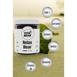 Vita Bear Relax Bear Takviye Edici Gıda 60 Gummies - 3