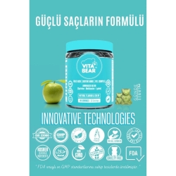 Vita Bear Strong Hair Gummy Vitamin 60 Adet - 3