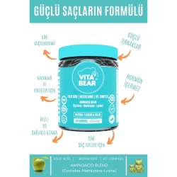 Vita Bear Strong Hair Gummy Vitamin 60 Adet - 2