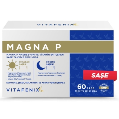 Vitafenix Magna-p Magnezyum ve Vitamin B6 İçeren Takviye Edici