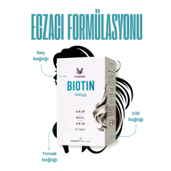 Vitisfera Biotin 5000 mcg 60 Tablet - 3