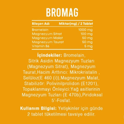 Vitisfera BroMag Bromelain Magnesium Complex 60 Tablet - 5