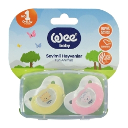 Wee Baby Damaklı Emzik 0-6 Ay 2'li