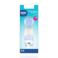 Wee Baby Mini PP Alıştırma Bardağı Seti Mavi - 3