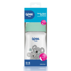 Wee Baby Safari Geniş Ağızlı Kulplu PP Biberon 0-6 Ay 250 ml - Wee Baby (1)