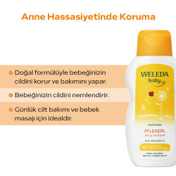 Weleda Calendula Organik Parfümsüz Bebek Yağı 200ml - 2