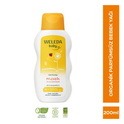 Weleda Calendula Organik Parfümsüz Bebek Yağı 200ml - Weleda