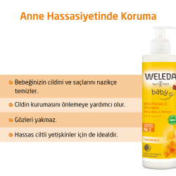 Weleda Calendula Özlü Organik Saç ve Vücut Şampuanı 400ml - 2