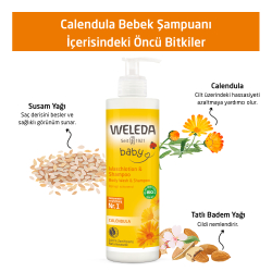 Weleda Calendula Özlü Organik Saç ve Vücut Şampuanı 400ml - 3
