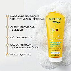 Weleda Calendula Organik Saç ve Vücut Şampuanı 200ml - Weleda (1)