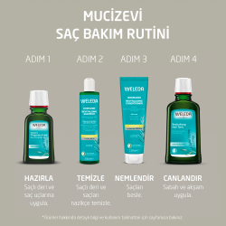 Weleda Biberiye Özlü Organik Canlandırıcı Saç Bakım Şampuanı 250ml - 4