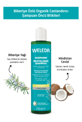 Weleda Biberiye Özlü Organik Canlandırıcı Saç Bakım Şampuanı 250ml - 6