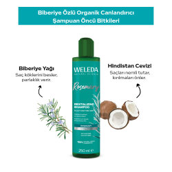 Weleda Biberiye Özlü Organik Canlandırıcı Saç Bakım Şampuanı 250ml - Weleda (1)