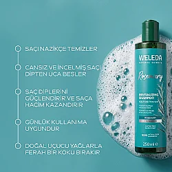 Weleda Biberiye Özlü Organik Canlandırıcı Saç Bakım Şampuanı 250ml - Weleda (1)