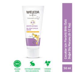 Weleda Çocuklar için Florürlü Bitki Özlü Doğal Diş Macunu 50ml (6-12 Yaş)