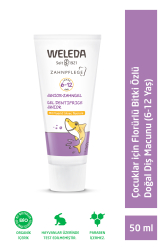 Weleda Çocuklar için Florürlü Bitki Özlü Doğal Diş Macunu 50ml (6-12 Yaş) - 4