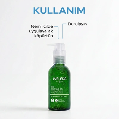 Weleda Deep Cleansing Gel Organik Derinlemesine Yüz Temizleme Jeli 150 ml - 6