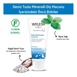 Weleda Deniz Tuzu Mineralli Organik Diş Macunu 75ml - 3