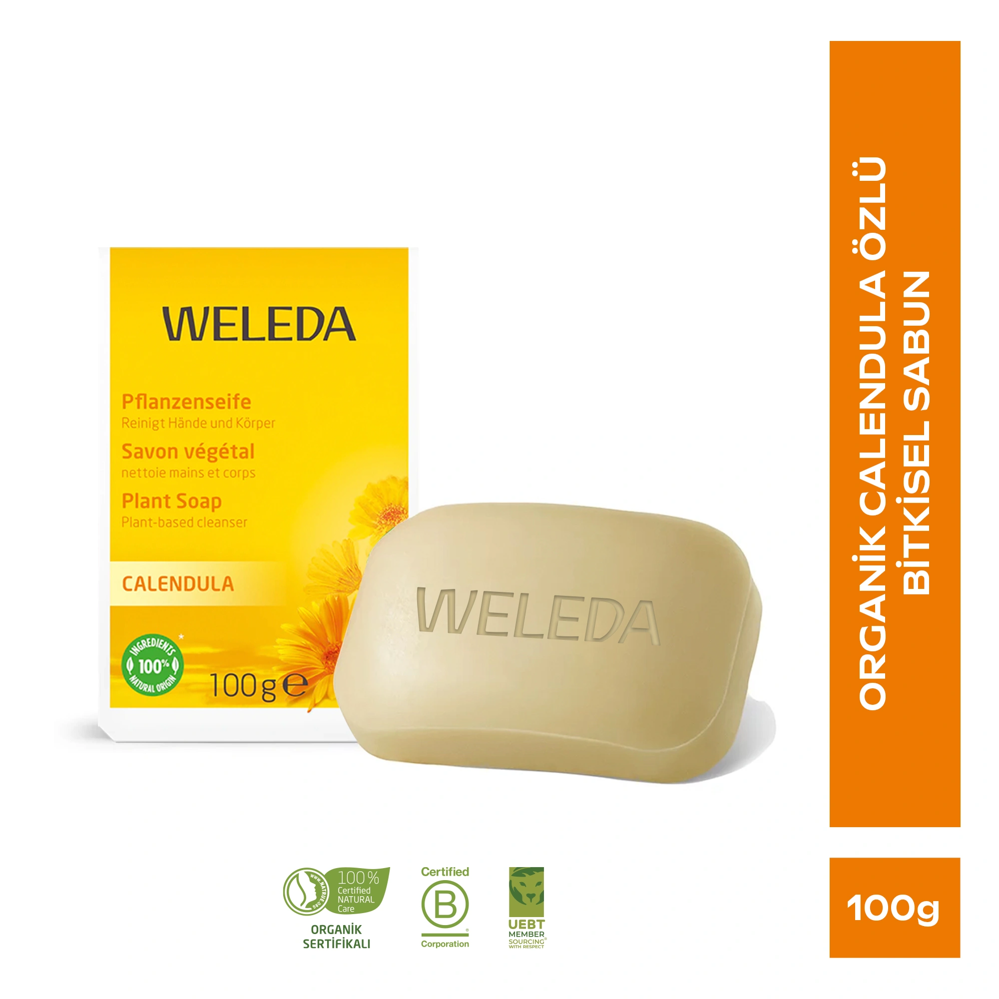 Weleda Calendula Özlü Bitkisel Sabun 100gr - Weleda