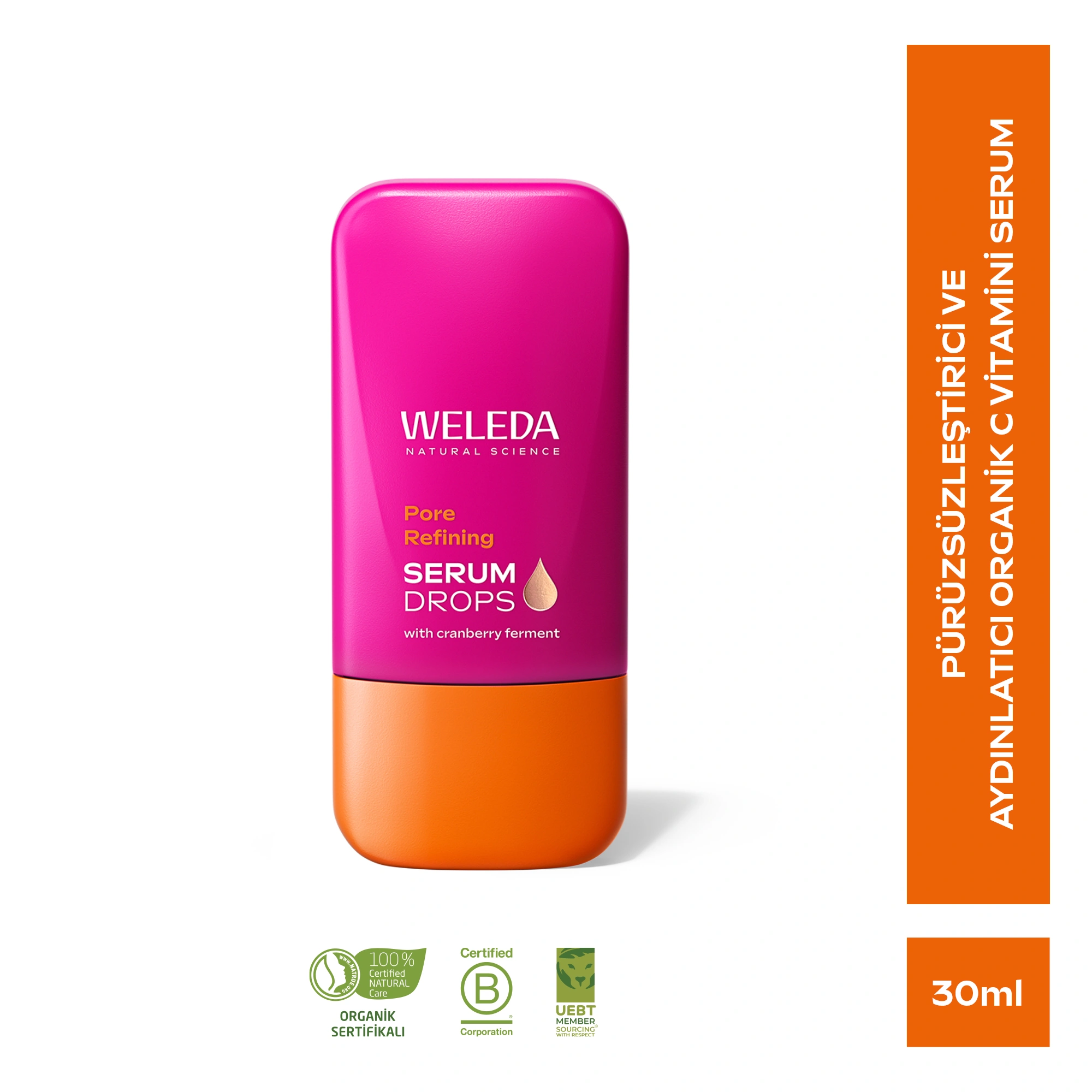 Weleda Pore Refining Organik Serum Drops Pürüzsüzleştirici ve Aydınlatıcı Serum 30 ml - Weleda