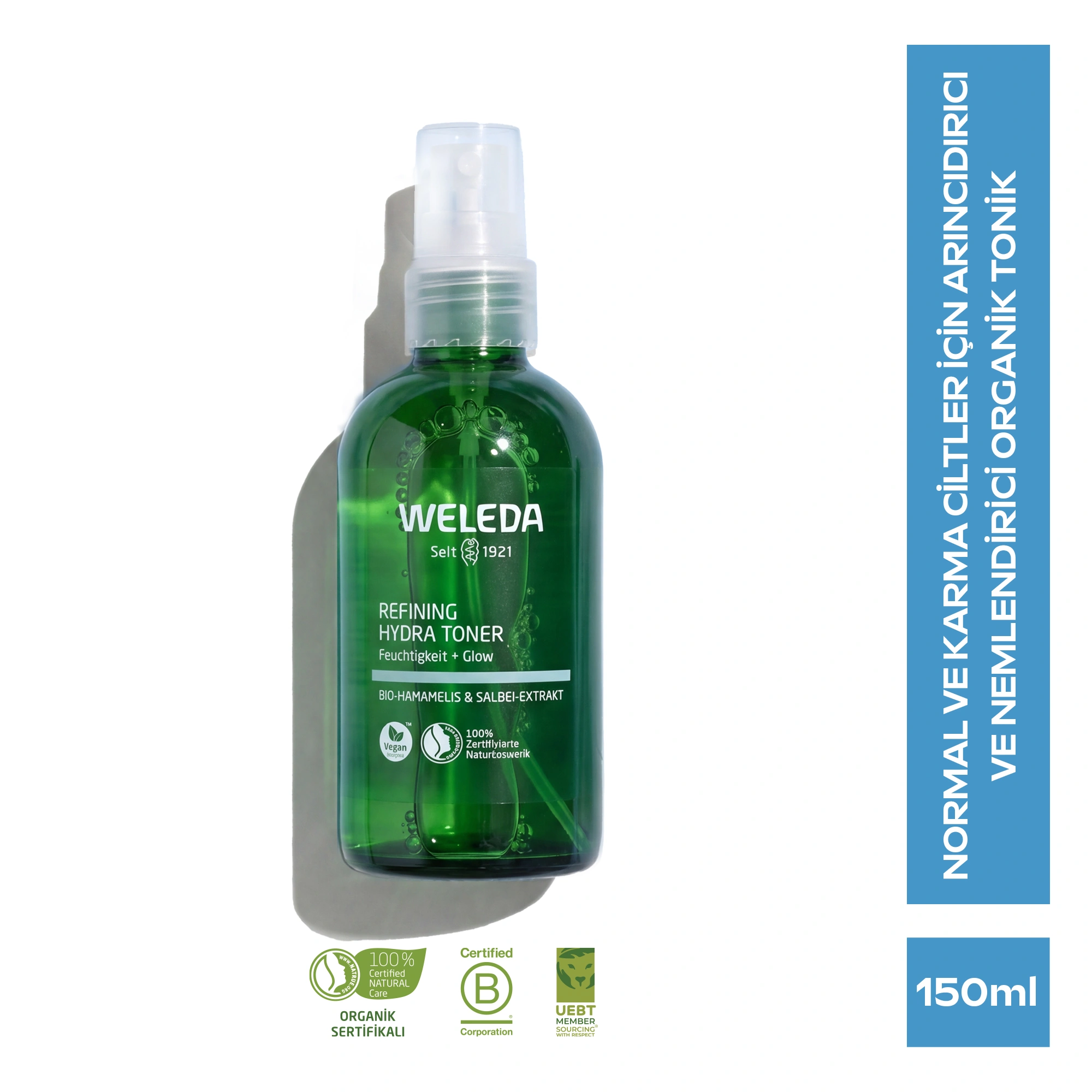 Weleda Refining Hydra Toner Organik Arındırıcı ve Nemlendirici Tonik 150 ml