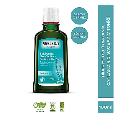 Weleda Revitalizing Hair Toner Organik Biberiye Özlü Canlandırıcı Saç Toniği 100ml - Weleda